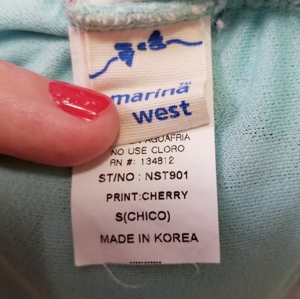 💛3 for $15 Marina West Cherry Tankini top - Picture 5 of 12